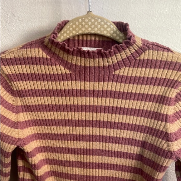 ZARA Striped Ribbed Sweater - Picture 3 of 5